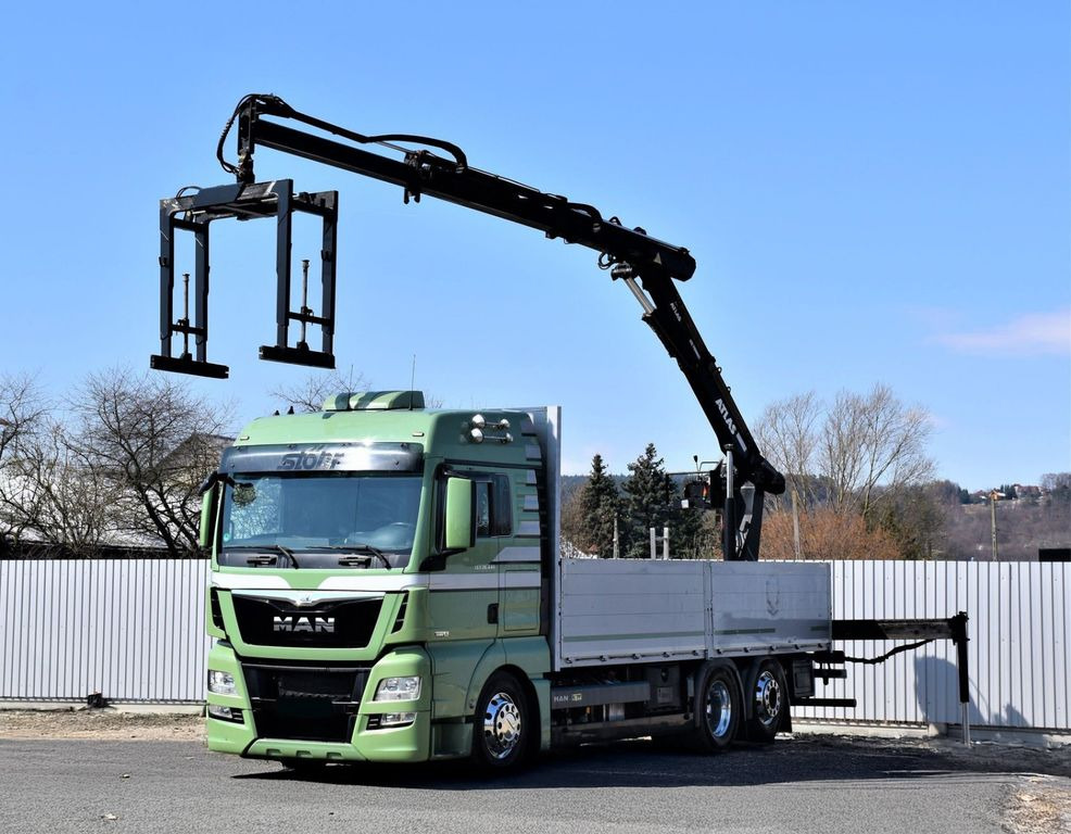MAN TGX 26.440 Pritsche 6,60 m* ATLAS 125.2V-A12VB - Φορτηγό με γερανό: φωτογραφία 2 MAN TGX 26.440 Pritsche 6,60 m* ATLAS 125.2V-A12VB - Φορτηγό με γερανό: φωτογραφία 2