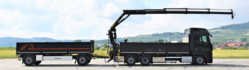 Mercedes-Benz ACTROS 2542 + PK18002-EH C/FUNK + Anhänger! - Φορτηγό με γερανό, Φορτηγό με ανοιχτή καρότσα: φωτογραφία 5 Mercedes-Benz ACTROS 2542 + PK18002-EH C/FUNK + Anhänger! - Φορτηγό με γερανό, Φορτηγό με ανοιχτή καρότσα: φωτογραφία 5