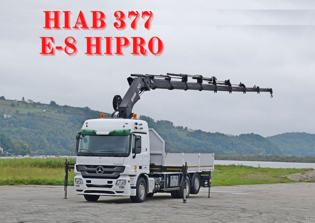 Mercedes-Benz ACTROS 2544 * HIAB 377 E - 8 HIPRO + FUNK* TOP Mercedes-Benz ACTROS 2544 * HIAB 377 E - 8 HIPRO + FUNK* TOP - Φορτηγό με γερανό, Φορτηγό με ανοιχτή καρότσα: φωτογραφία 1 Mercedes-Benz ACTROS 2544 * HIAB 377 E - 8 HIPRO + FUNK* TOP Mercedes-Benz ACTROS 2544 * HIAB 377 E - 8 HIPRO + FUNK* TOP - Φορτηγό με γερανό, Φορτηγό με ανοιχτή καρότσα: φωτογραφία 1