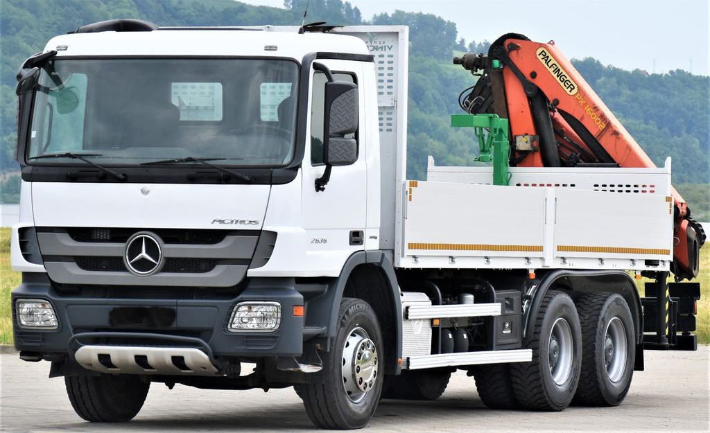 Mercedes-Benz ACTROS 2636 * PK 16002 C + FUNK/6x4 - Φορτηγό με γερανό, Φορτηγό με ανοιχτή καρότσα: φωτογραφία 3 Mercedes-Benz ACTROS 2636 * PK 16002 C + FUNK/6x4 - Φορτηγό με γερανό, Φορτηγό με ανοιχτή καρότσα: φωτογραφία 3