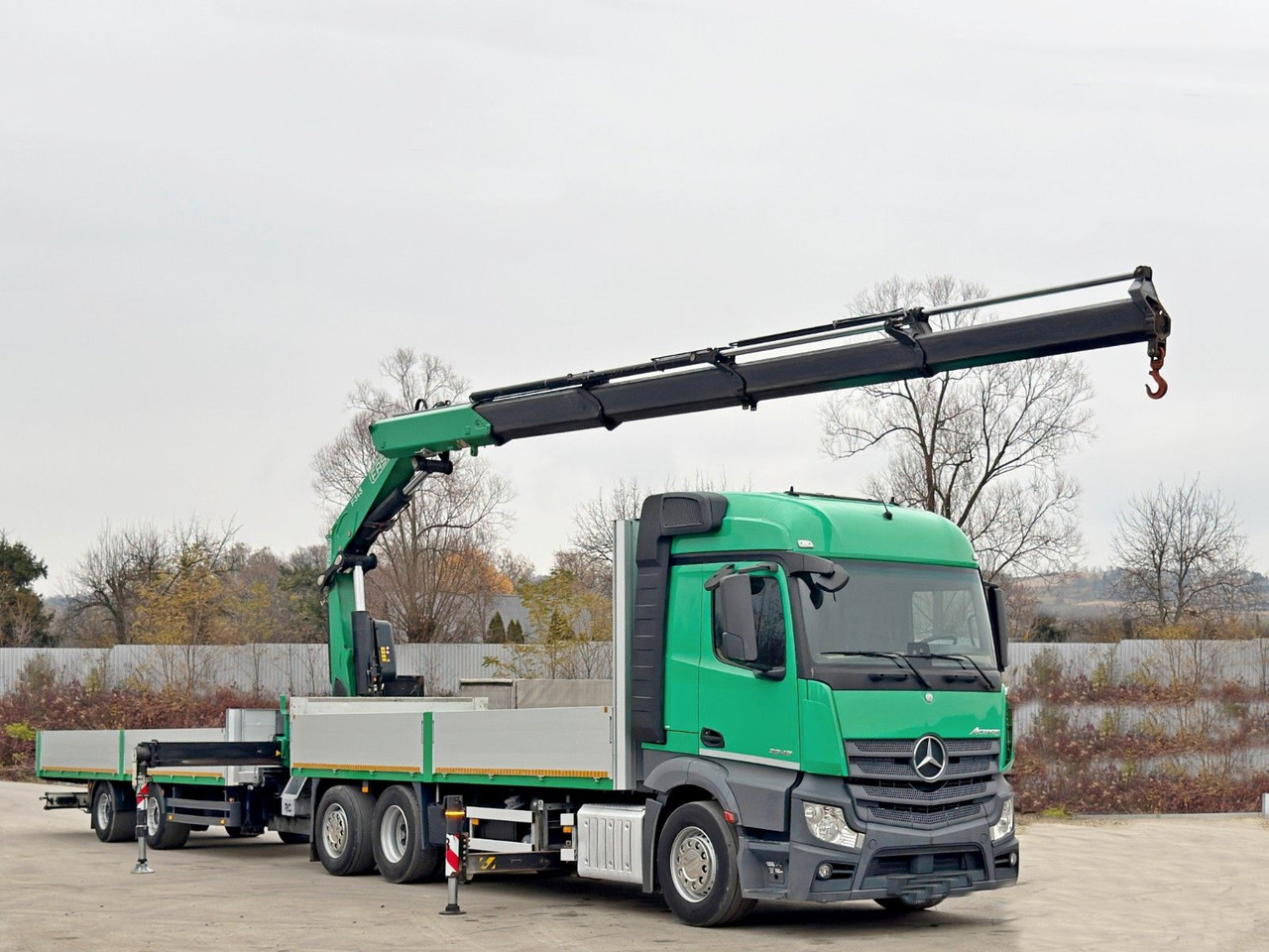 Mercedes-Benz ACTROS 264 * FASSI F 345.24 + FUNK + Anhänger - Φορτηγό με γερανό: φωτογραφία 2 Mercedes-Benz ACTROS 264 * FASSI F 345.24 + FUNK + Anhänger - Φορτηγό με γερανό: φωτογραφία 2