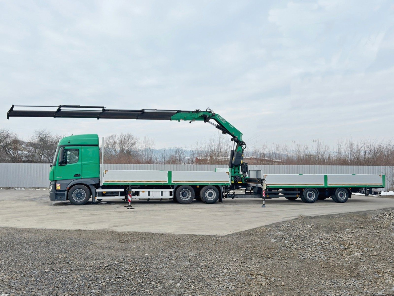 Mercedes-Benz ACTROS 2645 * FASSI F345.24 + FUNK + Anhänger - Φορτηγό με γερανό: φωτογραφία 5 Mercedes-Benz ACTROS 2645 * FASSI F345.24 + FUNK + Anhänger - Φορτηγό με γερανό: φωτογραφία 5