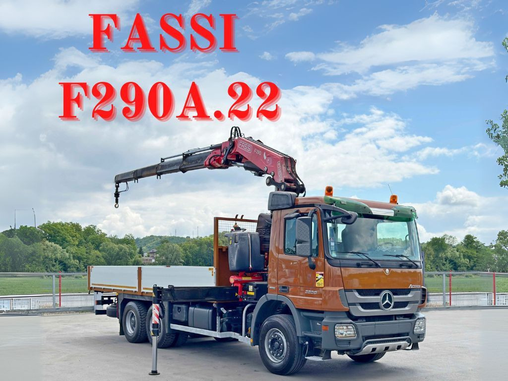 Mercedes-Benz ACTROS 3336 * FASSI F290A.22 + FUNK / 6x4 * TOP - Φορτηγό με γερανό: φωτογραφία 1 Mercedes-Benz ACTROS 3336 * FASSI F290A.22 + FUNK / 6x4 * TOP - Φορτηγό με γερανό: φωτογραφία 1