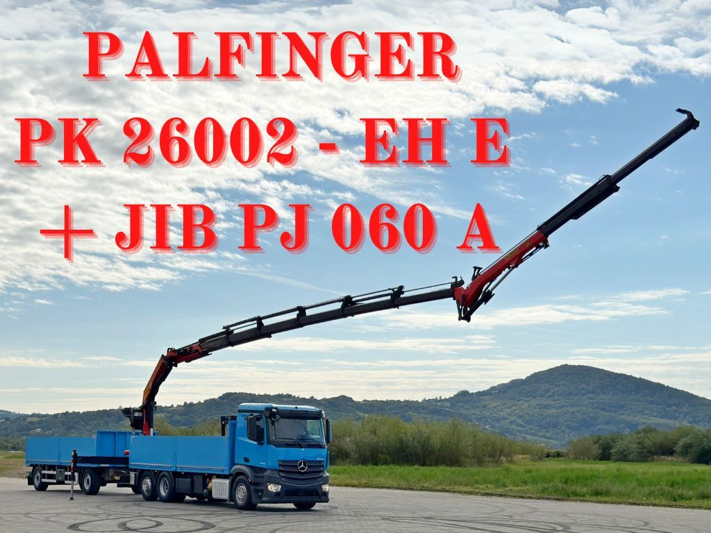 Mercedes-Benz ANTOS 2545*PK 26002-EHE+JIB PJ060A+Anhänger/FUNK - Φορτηγό με γερανό: φωτογραφία 1 Mercedes-Benz ANTOS 2545*PK 26002-EHE+JIB PJ060A+Anhänger/FUNK - Φορτηγό με γερανό: φωτογραφία 1
