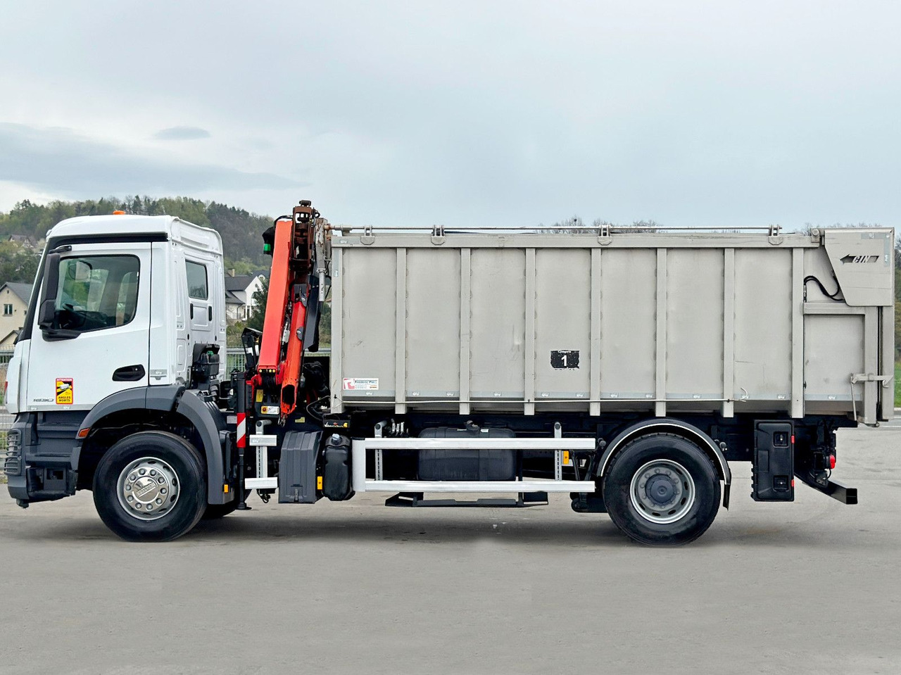 Φορτηγό με γερανό Mercedes-Benz AROCS 1830* KIPPER 5,00m * PK 7.501 SLD A + FUNK: φωτογραφία 7