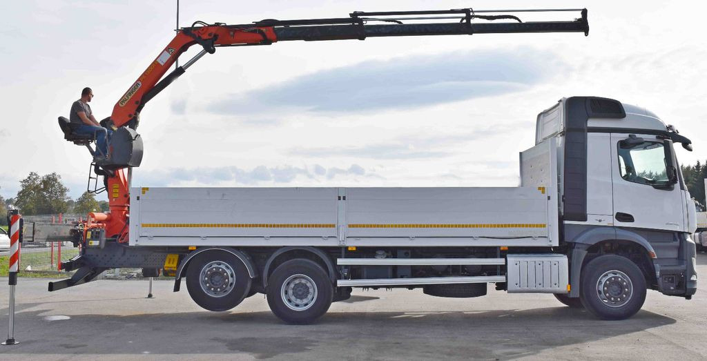 Mercedes-Benz AROCS 2542* PK 13001-K B* TOPZUSTAND - Φορτηγό με γερανό, Φορτηγό με ανοιχτή καρότσα: φωτογραφία 5 Mercedes-Benz AROCS 2542* PK 13001-K B* TOPZUSTAND - Φορτηγό με γερανό, Φορτηγό με ανοιχτή καρότσα: φωτογραφία 5