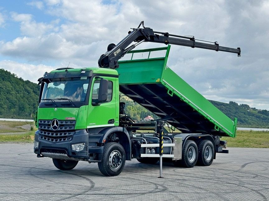 Mercedes-Benz AROCS 2636 * HIAB 122 ES - 3 HIPRO * 6x4 - Φορτηγό ανατρεπόμενο, Φορτηγό με γερανό: φωτογραφία 2 Mercedes-Benz AROCS 2636 * HIAB 122 ES - 3 HIPRO * 6x4 - Φορτηγό ανατρεπόμενο, Φορτηγό με γερανό: φωτογραφία 2