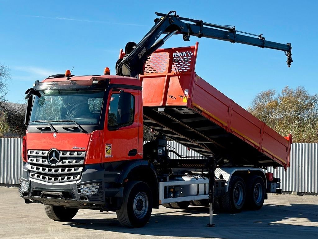 Mercedes-Benz AROCS 2640 *HIAB 144 BS - 3/FUNK + * 6x4 - Φορτηγό ανατρεπόμενο, Φορτηγό με γερανό: φωτογραφία 2 Mercedes-Benz AROCS 2640 *HIAB 144 BS - 3/FUNK + * 6x4 - Φορτηγό ανατρεπόμενο, Φορτηγό με γερανό: φωτογραφία 2