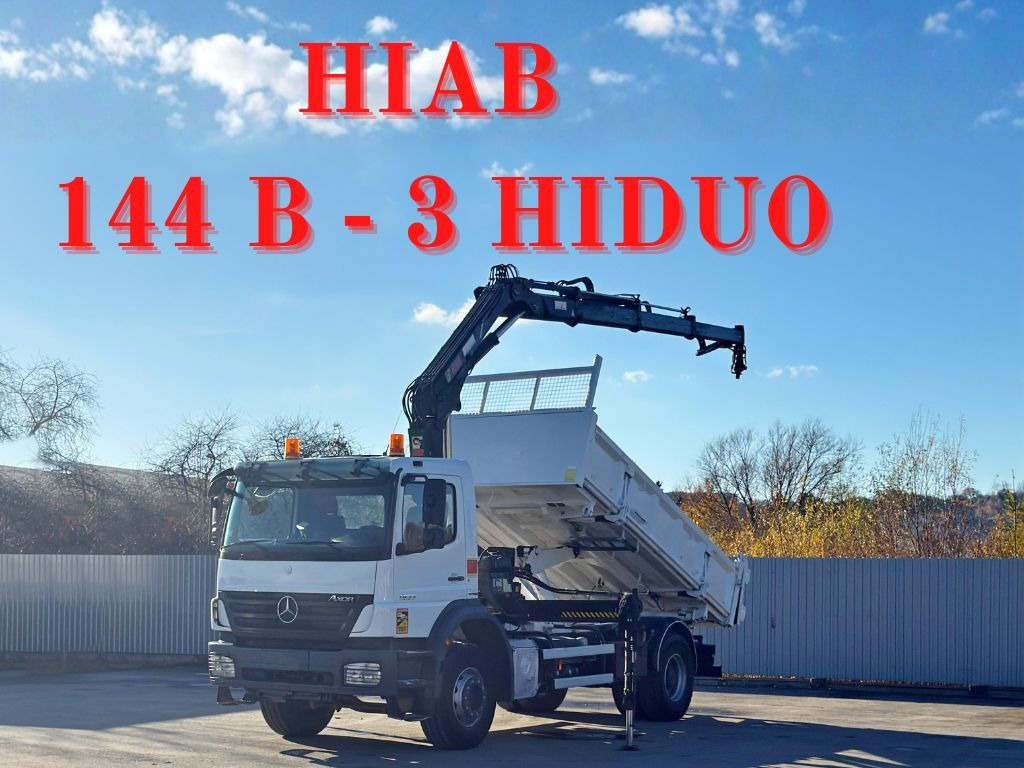 Mercedes-Benz AXOR 1833 * HIAB 144 B - 3 HIDUO + FUNK * TOP - Φορτηγό με γερανό: φωτογραφία 1 Mercedes-Benz AXOR 1833 * HIAB 144 B - 3 HIDUO + FUNK * TOP - Φορτηγό με γερανό: φωτογραφία 1