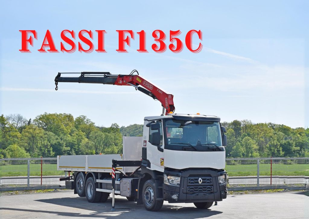 Renault C 380 * PRITSCHE 7,05 m* FASSI F 135C + FUNK - Φορτηγό με γερανό: φωτογραφία 1 Renault C 380 * PRITSCHE 7,05 m* FASSI F 135C + FUNK - Φορτηγό με γερανό: φωτογραφία 1