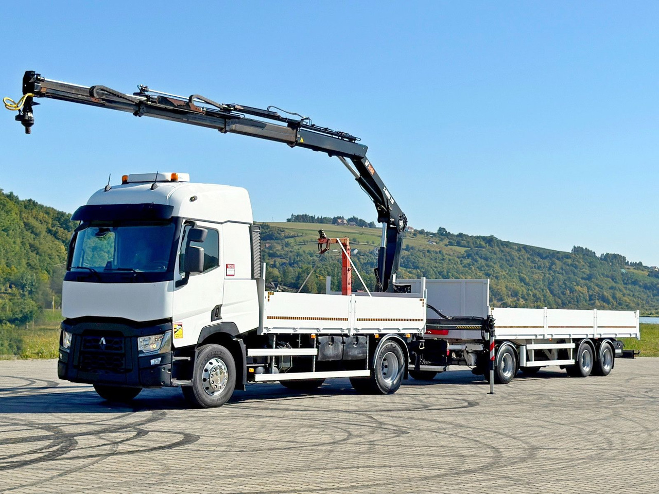 Renault C 440* HIAB X-HIDUO 138 B-3 + FUNK + Anhänger - Φορτηγό με γερανό: φωτογραφία 2 Renault C 440* HIAB X-HIDUO 138 B-3 + FUNK + Anhänger - Φορτηγό με γερανό: φωτογραφία 2