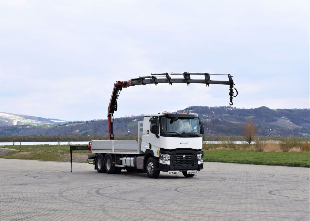 Renault C 460 * HMF 1510 K6 + FUNK * 6x4 - Φορτηγό με γερανό, Φορτηγό με ανοιχτή καρότσα: φωτογραφία 2 Renault C 460 * HMF 1510 K6 + FUNK * 6x4 - Φορτηγό με γερανό, Φορτηγό με ανοιχτή καρότσα: φωτογραφία 2