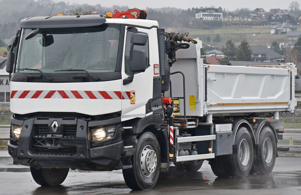Renault C380 *KIPPER 5,10 m* FASSI F175A.0.22+FUNK /6x4 - Φορτηγό με γερανό, Φορτηγό ανατρεπόμενο: φωτογραφία 5 Renault C380 *KIPPER 5,10 m* FASSI F175A.0.22+FUNK /6x4 - Φορτηγό με γερανό, Φορτηγό ανατρεπόμενο: φωτογραφία 5