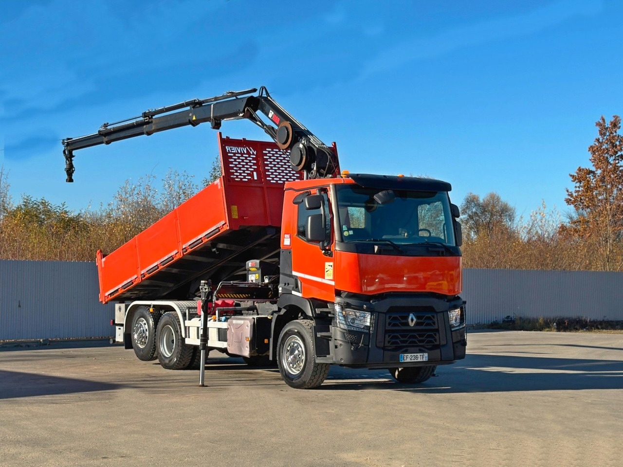 Renault C430 * HIAB 144 BS - 3 HIDUO+ FUNK/ 6x2 - Φορτηγό με γερανό: φωτογραφία 2 Renault C430 * HIAB 144 BS - 3 HIDUO+ FUNK/ 6x2 - Φορτηγό με γερανό: φωτογραφία 2