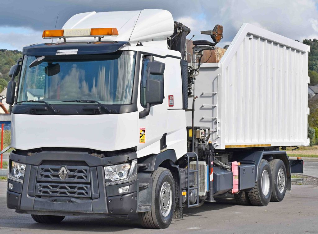 Renault C460* ABROLLKIPPER *KESLA 21172 * TOPZUSTAND - Φορτηγό με γερανό, Φορτηγό ανατρεπόμενο: φωτογραφία 4 Renault C460* ABROLLKIPPER *KESLA 21172 * TOPZUSTAND - Φορτηγό με γερανό, Φορτηγό ανατρεπόμενο: φωτογραφία 4