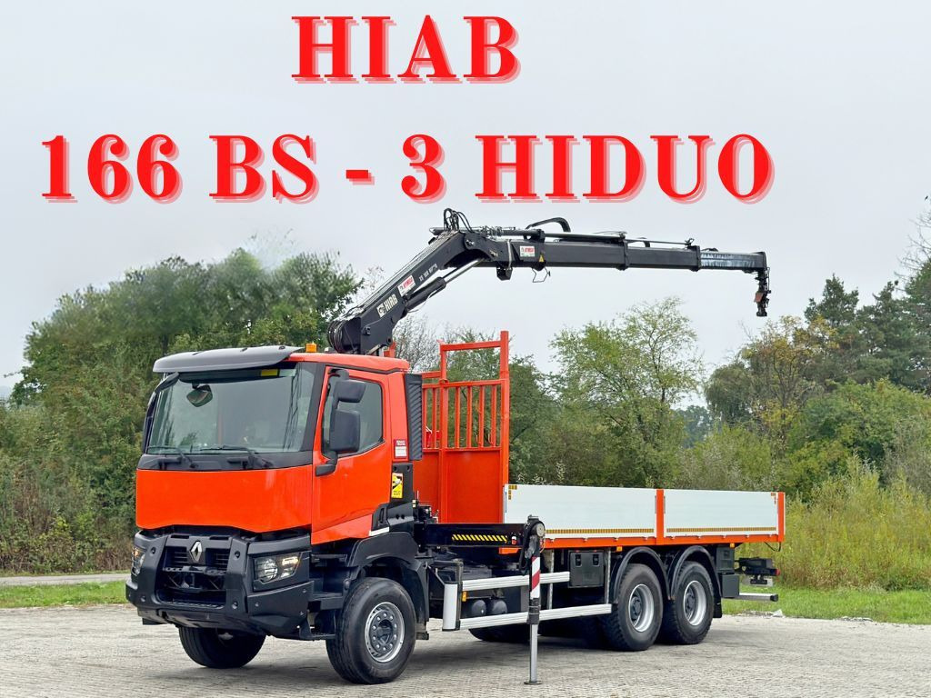Renault K 380 * HIAB 166 BS-3 HIDUO + FUNK* 6x4 - Φορτηγό με γερανό: φωτογραφία 1 Renault K 380 * HIAB 166 BS-3 HIDUO + FUNK* 6x4 - Φορτηγό με γερανό: φωτογραφία 1