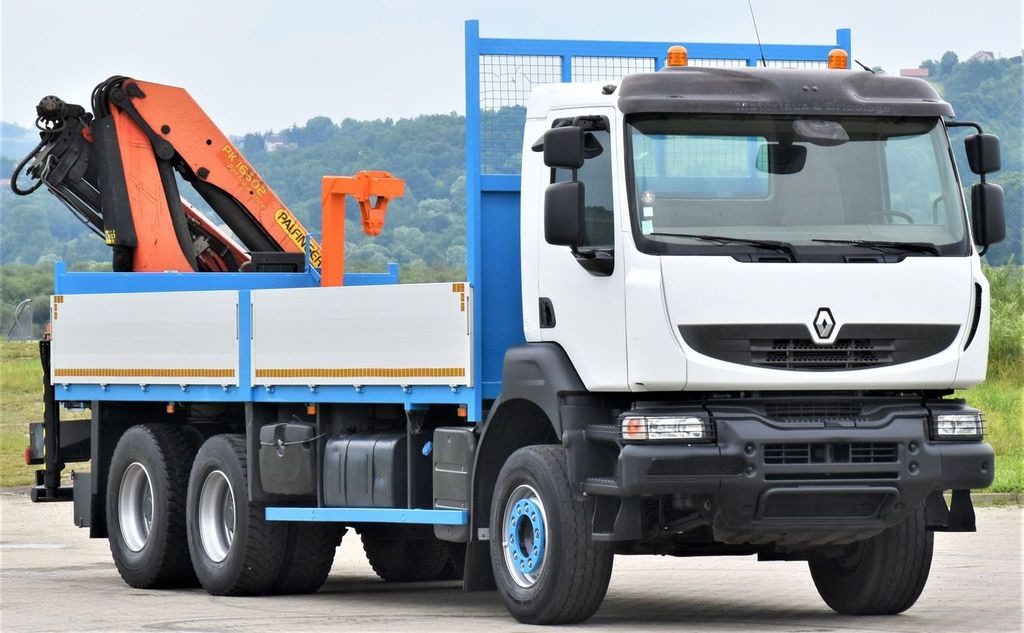 Renault KERAX 370 *PK 16502 + FUNK / 6x4 * TOP - Φορτηγό με γερανό, Φορτηγό με ανοιχτή καρότσα: φωτογραφία 3 Renault KERAX 370 *PK 16502 + FUNK / 6x4 * TOP - Φορτηγό με γερανό, Φορτηγό με ανοιχτή καρότσα: φωτογραφία 3