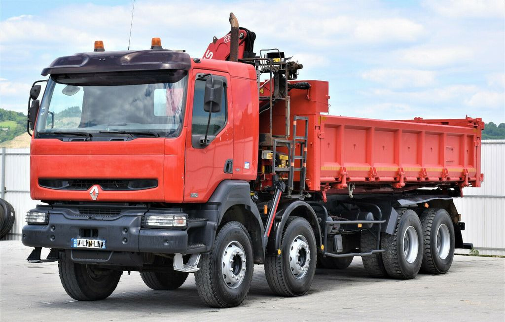 Renault KERAX 420 DCI Kipper 6,30m+FASSI F95AXS.21+FUNK - Φορτηγό με γερανό, Φορτηγό ανατρεπόμενο: φωτογραφία 3 Renault KERAX 420 DCI Kipper 6,30m+FASSI F95AXS.21+FUNK - Φορτηγό με γερανό, Φορτηγό ανατρεπόμενο: φωτογραφία 3