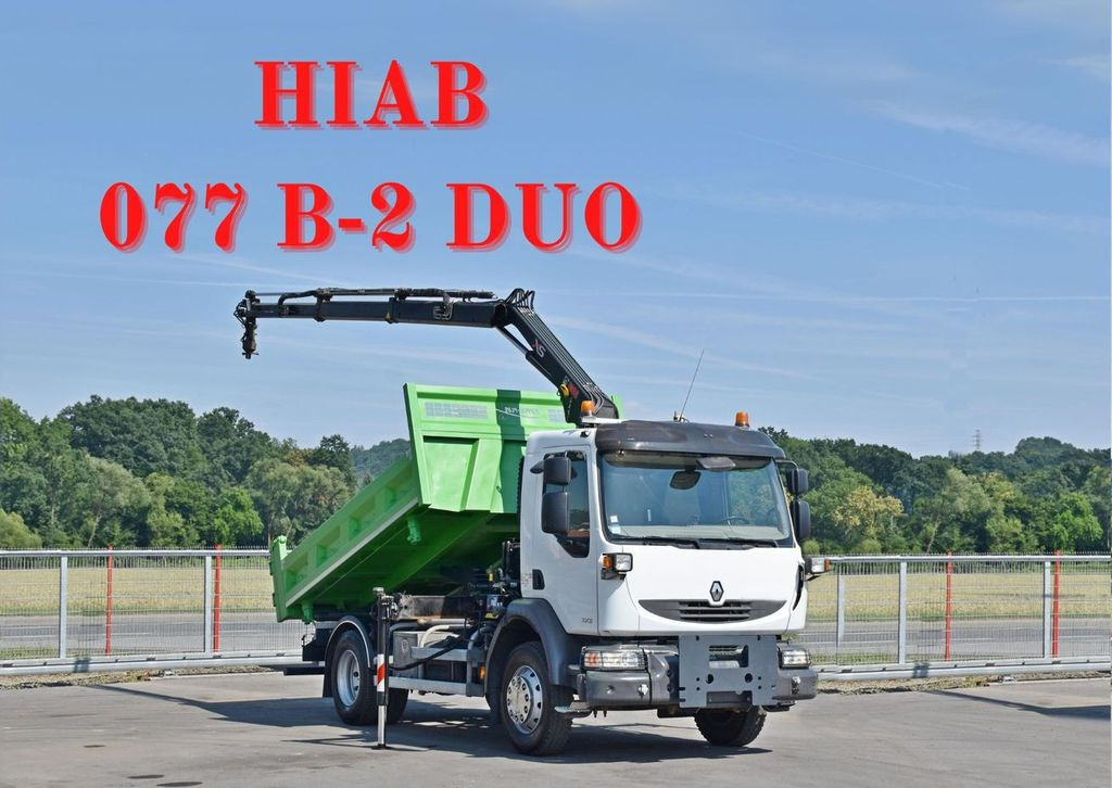 Renault MIDLUM 220 DXI *KIPPER 3,80m *HIAB 077 B-2 DUO Renault MIDLUM 220 DXI *KIPPER 3,80m *HIAB 077 B-2 DUO - Φορτηγό με γερανό, Φορτηγό ανατρεπόμενο: φωτογραφία 1 Renault MIDLUM 220 DXI *KIPPER 3,80m *HIAB 077 B-2 DUO Renault MIDLUM 220 DXI *KIPPER 3,80m *HIAB 077 B-2 DUO - Φορτηγό με γερανό, Φορτηγό ανατρεπόμενο: φωτογραφία 1