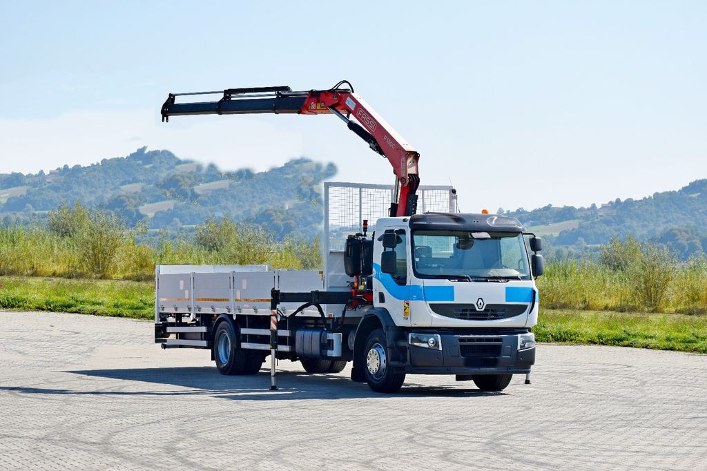 Renault Premium 310 DXI* FASSI F130AC.23+FUNK* TOP - Φορτηγό με γερανό, Φορτηγό με ανοιχτή καρότσα: φωτογραφία 2 Renault Premium 310 DXI* FASSI F130AC.23+FUNK* TOP - Φορτηγό με γερανό, Φορτηγό με ανοιχτή καρότσα: φωτογραφία 2