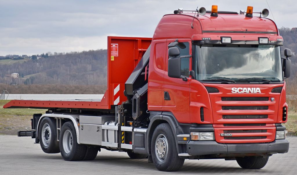 Scania G 400 * Abschleppwagen 6,40m* KRAN + FUNK * TOP Scania G 400 * Abschleppwagen 6,40m* KRAN + FUNK * TOP - Φορτηγό φόρτωσης γάντζου, Φορτηγό με γερανό: φωτογραφία 3 Scania G 400 * Abschleppwagen 6,40m* KRAN + FUNK * TOP Scania G 400 * Abschleppwagen 6,40m* KRAN + FUNK * TOP - Φορτηγό φόρτωσης γάντζου, Φορτηγό με γερανό: φωτογραφία 3