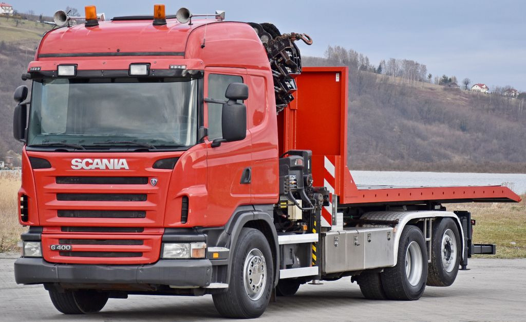 Scania G 400 * Abschleppwagen 6,40m* KRAN + FUNK * TOP - Φορτηγό ρυμούλκησης: φωτογραφία 3 Scania G 400 * Abschleppwagen 6,40m* KRAN + FUNK * TOP - Φορτηγό ρυμούλκησης: φωτογραφία 3