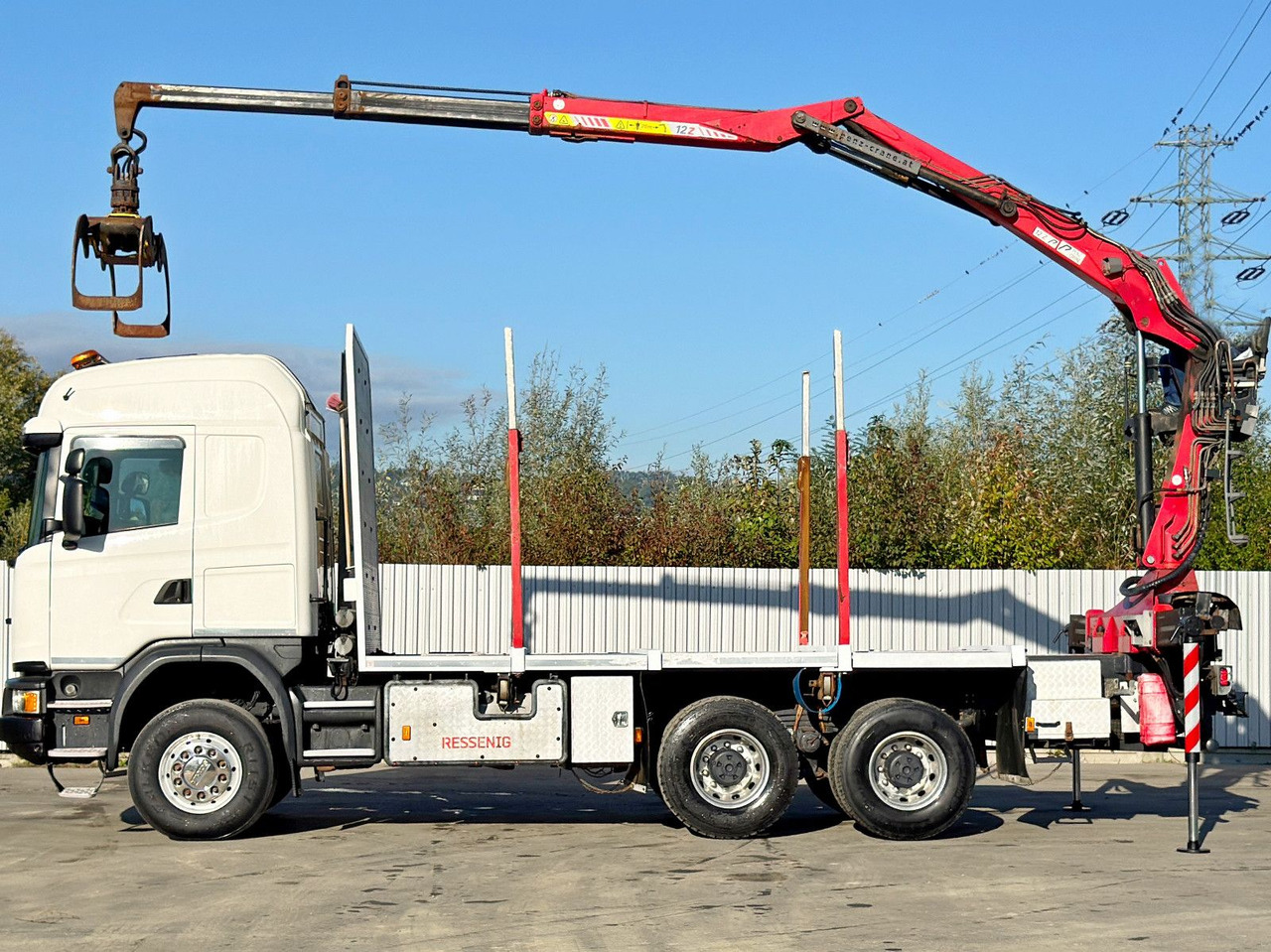 Scania G490* HOLZTRANSPORTER * PENZ 12Z8.70* 6x6 - Φορτηγό ξυλείας, Φορτηγό με γερανό: φωτογραφία 5 Scania G490* HOLZTRANSPORTER * PENZ 12Z8.70* 6x6 - Φορτηγό ξυλείας, Φορτηγό με γερανό: φωτογραφία 5