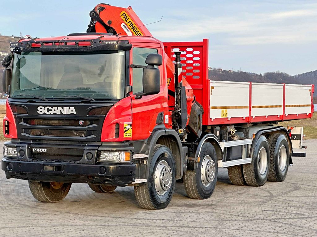 Scania P 400 Kipper 6,80 m * PK 33002-EH D + FUNK * 8x4 Scania P 400 Kipper 6,80 m * PK 33002-EH D + FUNK * 8x4 - Φορτηγό με γερανό, Φορτηγό ανατρεπόμενο: φωτογραφία 3 Scania P 400 Kipper 6,80 m * PK 33002-EH D + FUNK * 8x4 Scania P 400 Kipper 6,80 m * PK 33002-EH D + FUNK * 8x4 - Φορτηγό με γερανό, Φορτηγό ανατρεπόμενο: φωτογραφία 3
