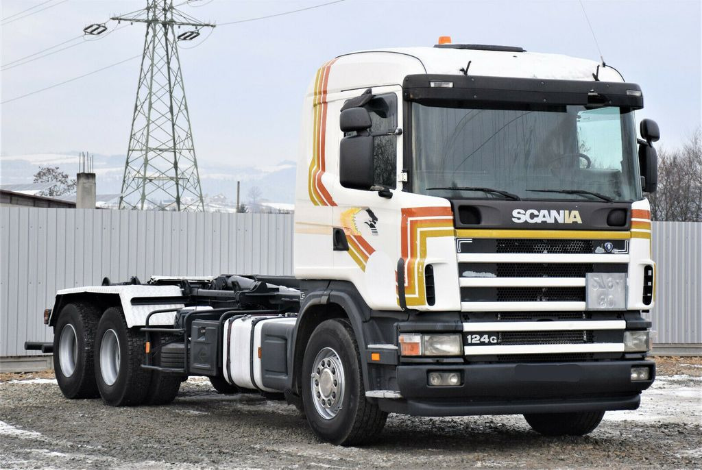 Scania R124 470 Abrollkipper *6x2* Top Zustand ! - Φορτηγό φόρτωσης γάντζου: φωτογραφία 3 Scania R124 470 Abrollkipper *6x2* Top Zustand ! - Φορτηγό φόρτωσης γάντζου: φωτογραφία 3
