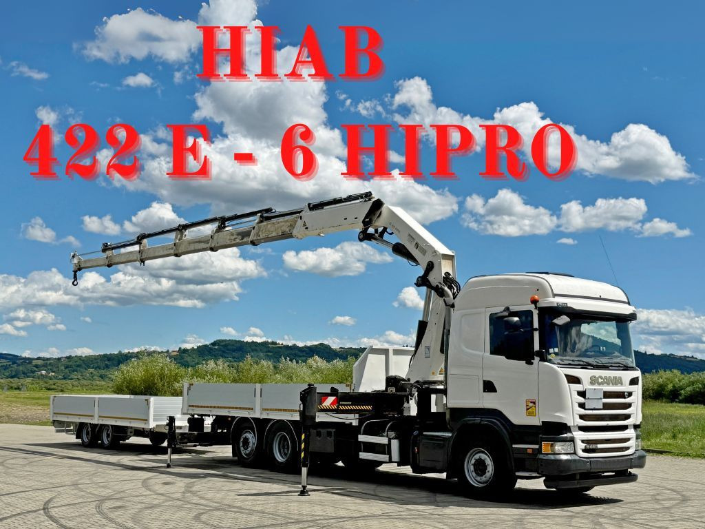 Scania R440 * HIAB 422 E-6 HIPRO + FUNK + Anhänger!*TOP - Φορτηγό με γερανό: φωτογραφία 1 Scania R440 * HIAB 422 E-6 HIPRO + FUNK + Anhänger!*TOP - Φορτηγό με γερανό: φωτογραφία 1