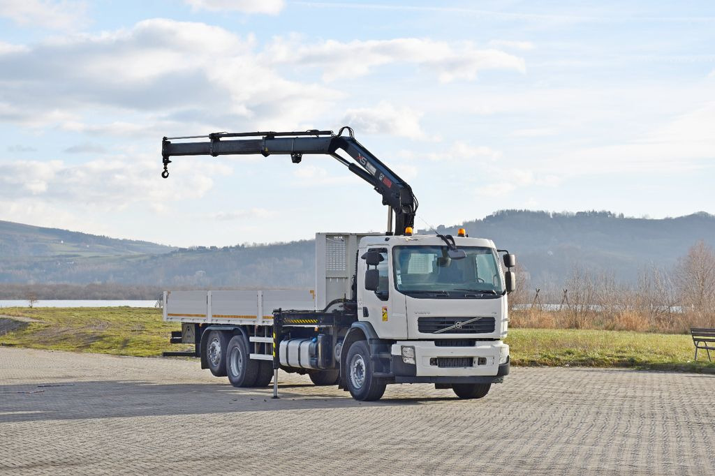 Volvo FE 320 Pritsche 8,00 m + KRAN + FUNK*TOPZUSTAND - Φορτηγό με γερανό, Φορτηγό με ανοιχτή καρότσα: φωτογραφία 2 Volvo FE 320 Pritsche 8,00 m + KRAN + FUNK*TOPZUSTAND - Φορτηγό με γερανό, Φορτηγό με ανοιχτή καρότσα: φωτογραφία 2