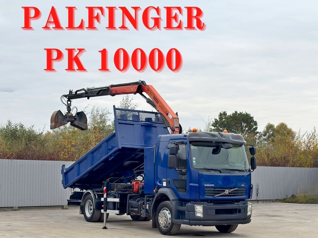 Volvo FL280 KIPPER 4,35m * PALFINGER PK 10000 + FUNK - Φορτηγό με γερανό: φωτογραφία 1 Volvo FL280 KIPPER 4,35m * PALFINGER PK 10000 + FUNK - Φορτηγό με γερανό: φωτογραφία 1