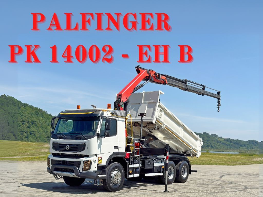 Volvo FMX 410 Kipper 4,70m *PK 14002-EH B/FUNK *6x4 - Φορτηγό με γερανό: φωτογραφία 1 Volvo FMX 410 Kipper 4,70m *PK 14002-EH B/FUNK *6x4 - Φορτηγό με γερανό: φωτογραφία 1