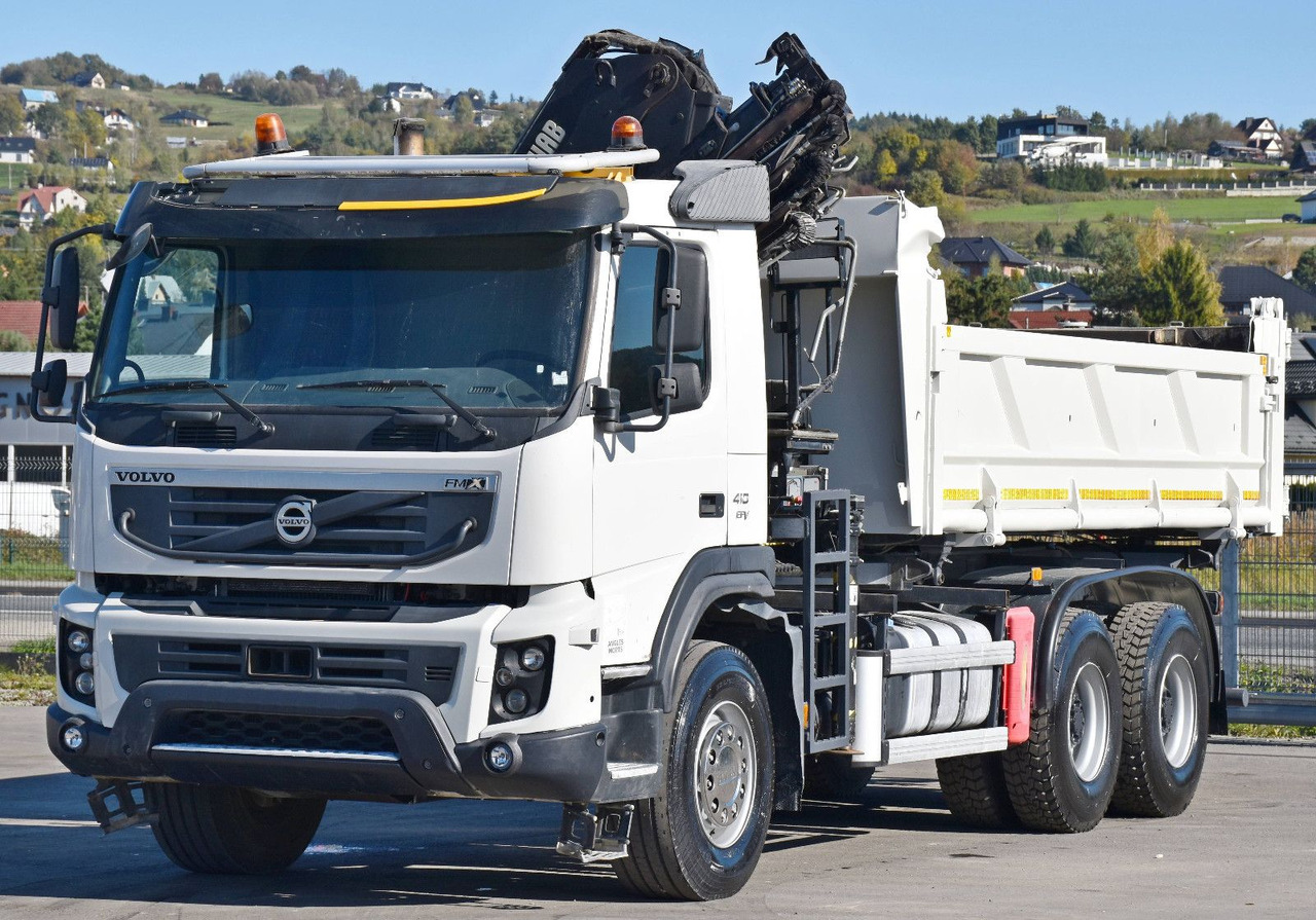 Volvo FMX 410 Kipper 5,20m*HIAB 122 D-4 HIDUO/FUNK*6x4 - Φορτηγό με γερανό: φωτογραφία 5 Volvo FMX 410 Kipper 5,20m*HIAB 122 D-4 HIDUO/FUNK*6x4 - Φορτηγό με γερανό: φωτογραφία 5