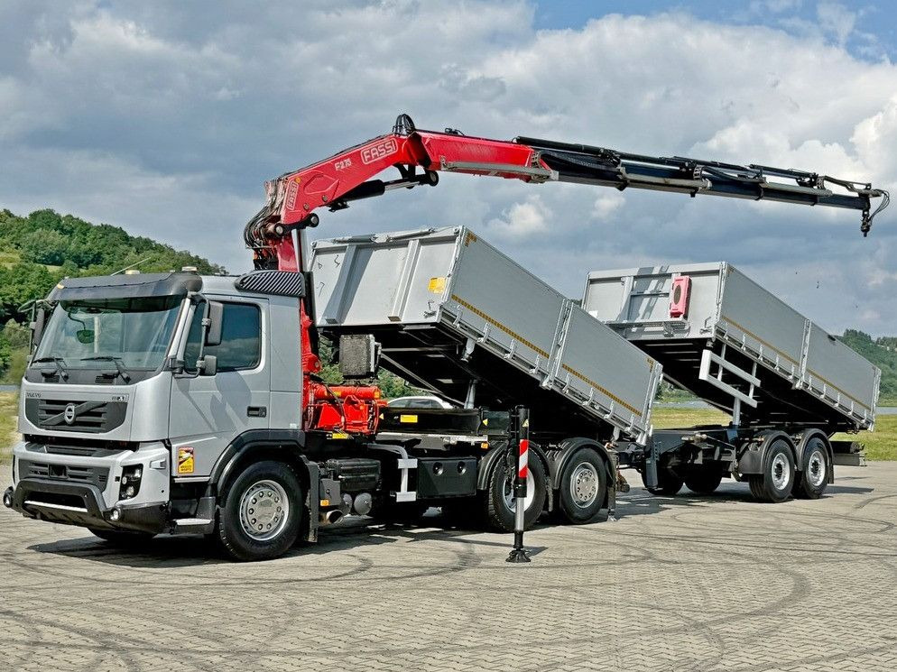 Volvo FMX 420* FASSI F275.2.25 + FUNK + Anhänger / TOP - Φορτηγό με γερανό: φωτογραφία 2 Volvo FMX 420* FASSI F275.2.25 + FUNK + Anhänger / TOP - Φορτηγό με γερανό: φωτογραφία 2