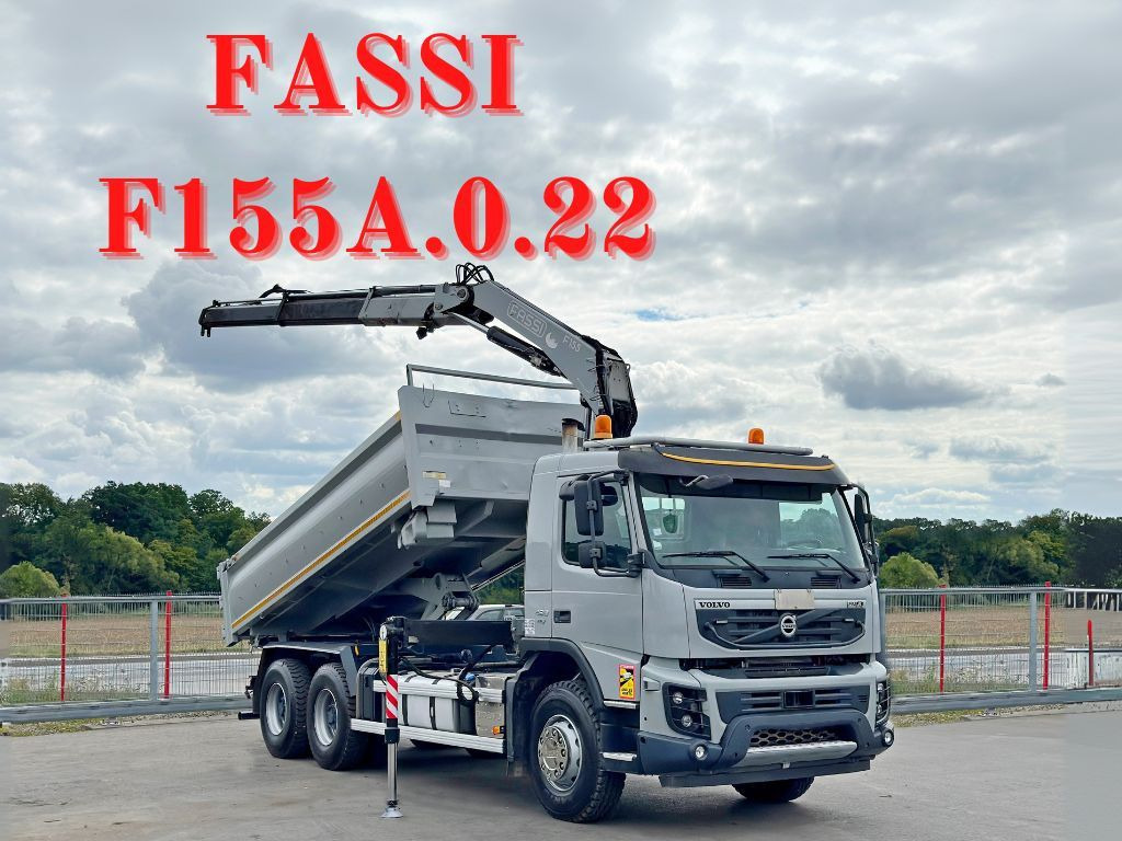 Volvo FMX 420 Kipper 5,10m *FASSI F155A.0.22+FUNK/6x4 - Φορτηγό ανατρεπόμενο: φωτογραφία 1 Volvo FMX 420 Kipper 5,10m *FASSI F155A.0.22+FUNK/6x4 - Φορτηγό ανατρεπόμενο: φωτογραφία 1