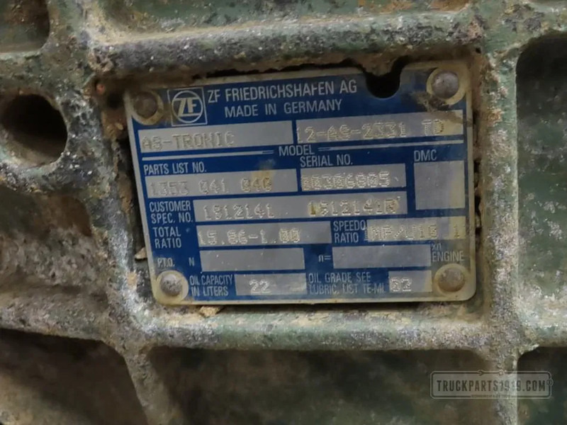 DAF 2011076 Versnellingsbak 12AS2331TD+IT3 - Κιβώτιο ταχυτήτων για Φορτηγό: φωτογραφία 3 DAF 2011076 Versnellingsbak 12AS2331TD+IT3 - Κιβώτιο ταχυτήτων για Φορτηγό: φωτογραφία 3