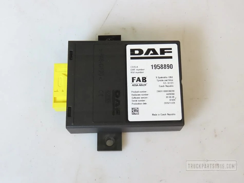 DAF Electrical System CDS-4 regeleenheid DAF - Ηλεκτρονική μονάδα ελέγχου για Φορτηγό: φωτογραφία 1 DAF Electrical System CDS-4 regeleenheid DAF - Ηλεκτρονική μονάδα ελέγχου για Φορτηγό: φωτογραφία 1
