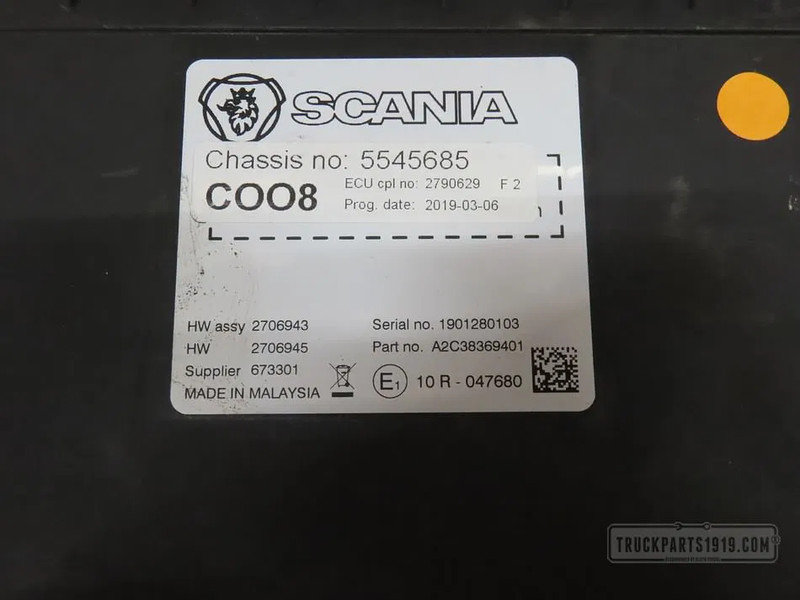 Scania 2790629 COO8 regeleenheid - Ηλεκτρονική μονάδα ελέγχου για Φορτηγό: φωτογραφία 2 Scania 2790629 COO8 regeleenheid - Ηλεκτρονική μονάδα ελέγχου για Φορτηγό: φωτογραφία 2