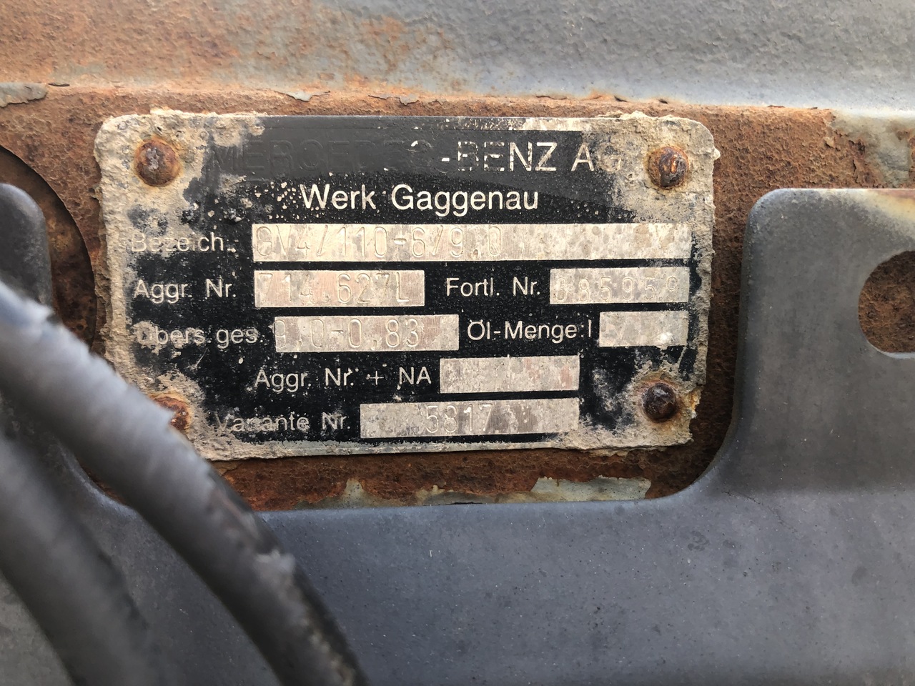 GV4/110-6/9.0 714627L - Κιβώτιο ταχυτήτων για Φορτηγό: φωτογραφία 3 GV4/110-6/9.0 714627L - Κιβώτιο ταχυτήτων για Φορτηγό: φωτογραφία 3