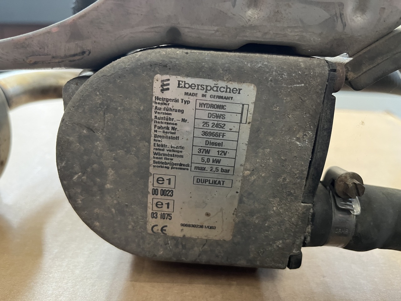 HOT AIR AUXILIARY HEATER EBERSPACHER SPRINTER - Θέρμανση/ Εξαερισμός για Ελαφρύ επαγγελματικό: φωτογραφία 5 HOT AIR AUXILIARY HEATER EBERSPACHER SPRINTER - Θέρμανση/ Εξαερισμός για Ελαφρύ επαγγελματικό: φωτογραφία 5