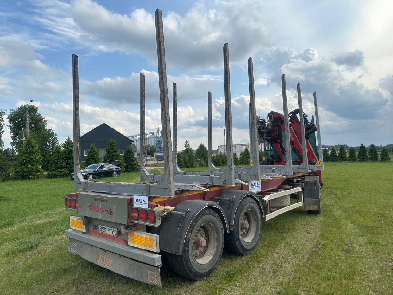 MHS przyczepa do przewozu drewna - Τρέιλερ ξυλείας: φωτογραφία 4 MHS przyczepa do przewozu drewna - Τρέιλερ ξυλείας: φωτογραφία 4