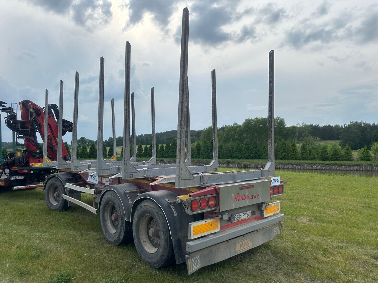 MHS przyczepa do przewozu drewna - Τρέιλερ ξυλείας: φωτογραφία 2 MHS przyczepa do przewozu drewna - Τρέιλερ ξυλείας: φωτογραφία 2