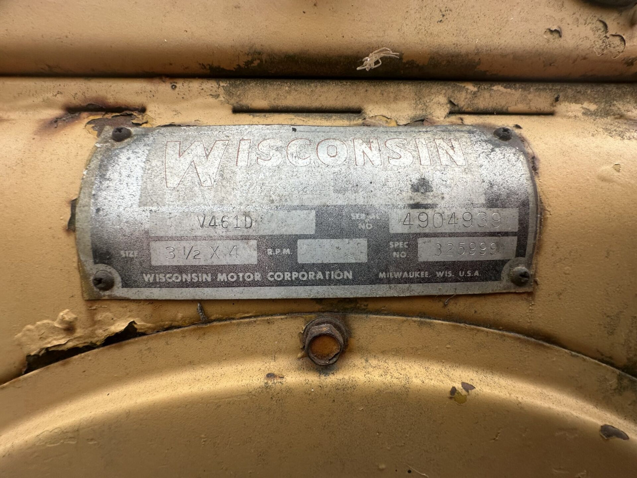 WISCONSIN ENGINE V461D poboczarka - Ξέστρο: φωτογραφία 5 WISCONSIN ENGINE V461D poboczarka - Ξέστρο: φωτογραφία 5