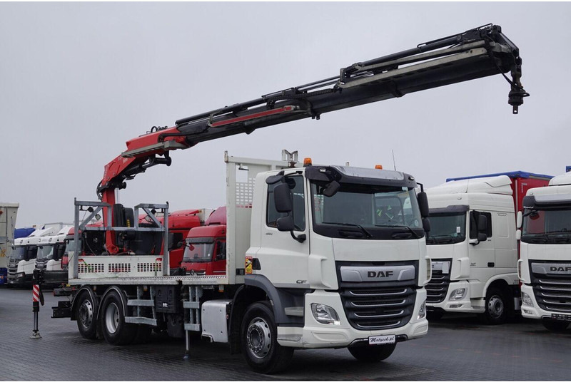 DAF CF 450 - Φορτηγό με ανοιχτή καρότσα, Φορτηγό με γερανό: φωτογραφία 3 DAF CF 450 - Φορτηγό με ανοιχτή καρότσα, Φορτηγό με γερανό: φωτογραφία 3