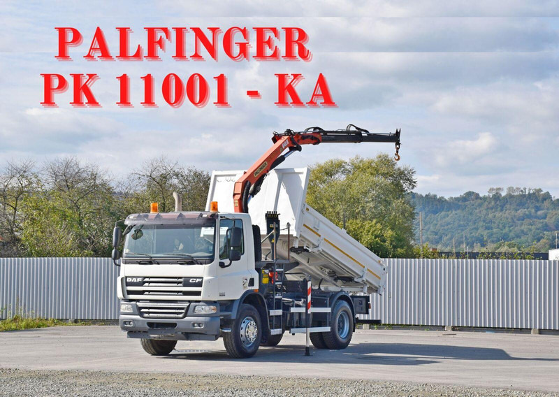 DAF CF 75.310 Kipper 4,30 m* KRAN * TOPZUSTAND - Φορτηγό ανατρεπόμενο: φωτογραφία 1 DAF CF 75.310 Kipper 4,30 m* KRAN * TOPZUSTAND - Φορτηγό ανατρεπόμενο: φωτογραφία 1