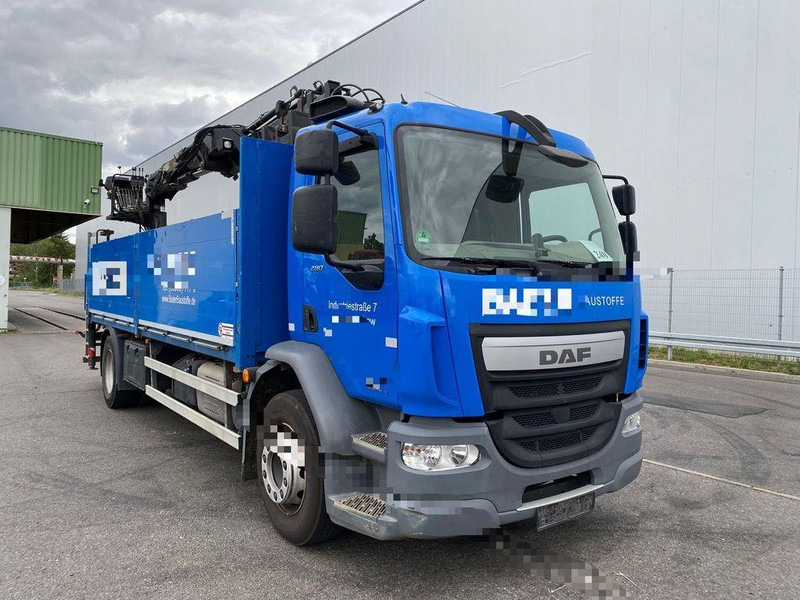 DAF LF 280 - Φορτηγό με ανοιχτή καρότσα, Φορτηγό με γερανό: φωτογραφία 2 DAF LF 280 - Φορτηγό με ανοιχτή καρότσα, Φορτηγό με γερανό: φωτογραφία 2