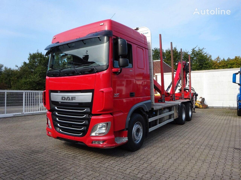 DAF XF 510 6x4 Crane EPSILON M120Z - Φορτηγό ξυλείας, Φορτηγό με γερανό: φωτογραφία 2 DAF XF 510 6x4 Crane EPSILON M120Z - Φορτηγό ξυλείας, Φορτηγό με γερανό: φωτογραφία 2