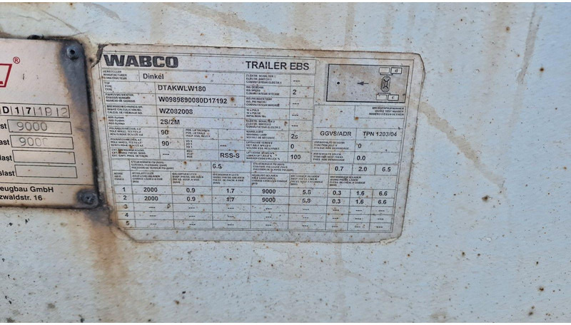 Επικαθήμενο κόφα Dinkel DTAKWLW 18000: φωτογραφία 15 Επικαθήμενο κόφα Dinkel DTAKWLW 18000: φωτογραφία 15