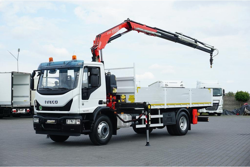 Iveco EUROCARGO / 160-21 / SKRZYNIOWY + HDS / FASSI F110 / ROTATOR / P - Φορτηγό με ανοιχτή καρότσα, Φορτηγό με γερανό: φωτογραφία 1 Iveco EUROCARGO / 160-21 / SKRZYNIOWY + HDS / FASSI F110 / ROTATOR / P - Φορτηγό με ανοιχτή καρότσα, Φορτηγό με γερανό: φωτογραφία 1